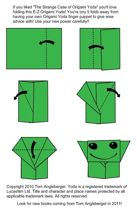 Origami Yoda Printable Instructions